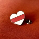 Значок у форме сэрца «Беларусь»
