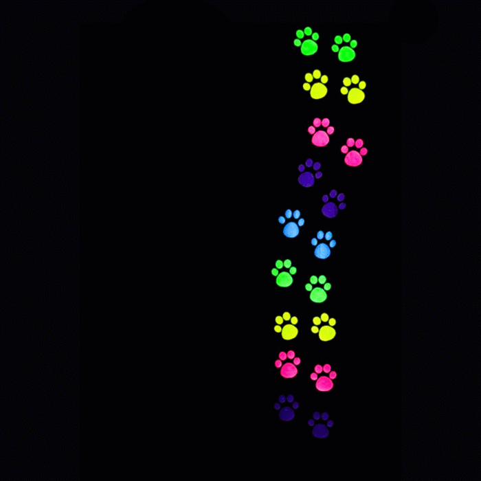 Футболка з каляровымі лапкамі (paw print) - Image 5