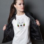 T-shirt with a wolf in the colors of the Lithuanian flag - Image 3