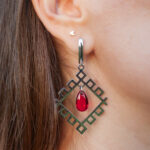 Завушніцы «Беларуская ДНК» з нержавеючай сталі