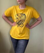 Футболка з рыбам-веласіпедыстам - Image 2