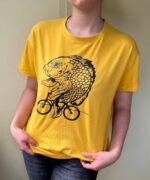 Футболка з рыбам-веласіпедыстам - Image 4