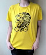 Футболка з рыбам-веласіпедыстам - Image 3