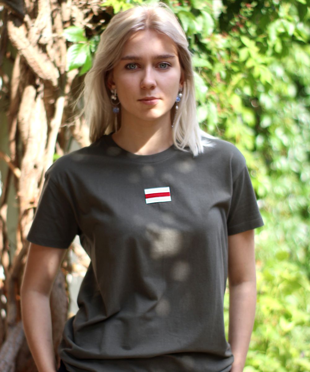 98965849о1 Футболка з беларускім сцягам - Image 1