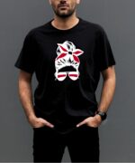 Футболка з дзяўчынай у стужцы - Image 6