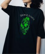 Футболка з зялёным тварам (Лясная істота) - Image 2