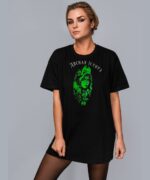 Футболка з зялёным тварам (Лясная істота) - Image 3